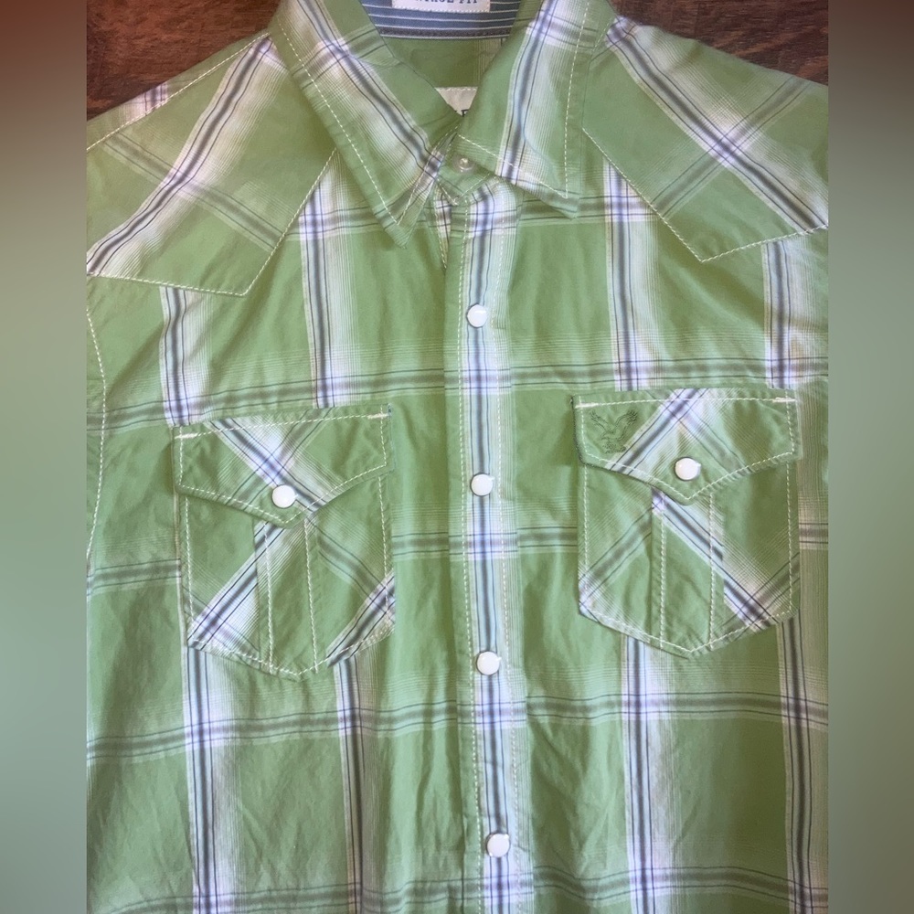 Mens American Eagle Button Up - Picture 5 of 7
